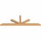 Ekena Millwork Saratoga Smooth Timber Gable Bracket, Western Red Cedar, 84"W x 28"H x 3 1/2"D x 3 1/2"F, 8/12 Pitch GBW084X28X0404SAR00SWR - alternate 4